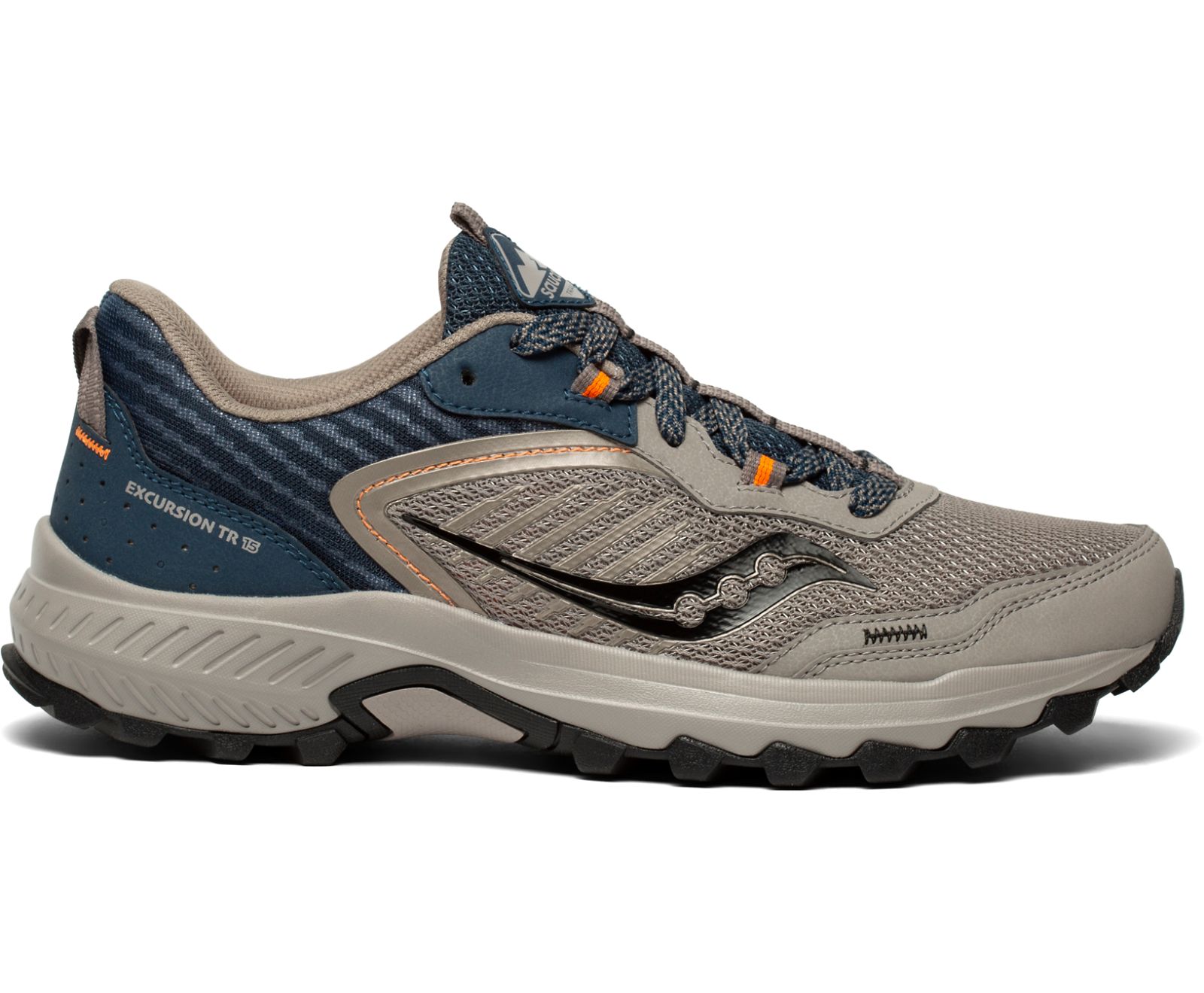 Men\'s Saucony Excursion Tr15 Trail Running Shoes Grey / Navy | Singapore 580ILHS